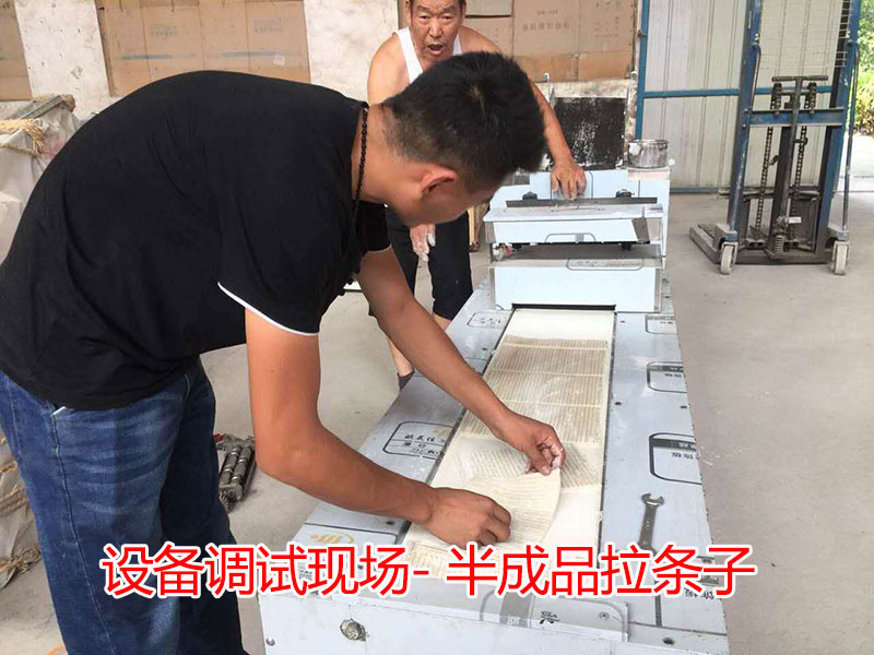 青海耿先生購買全套扯面拉條子生產(chǎn)設備